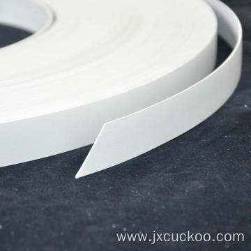 Leather finish PVC edge banding tape for shelves